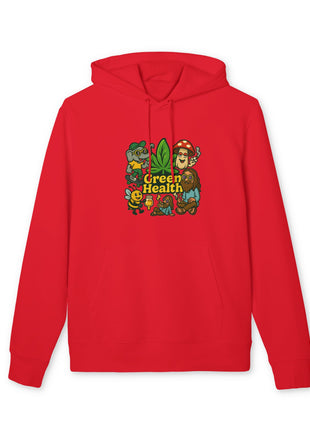 Unisex Green Health Hoodie