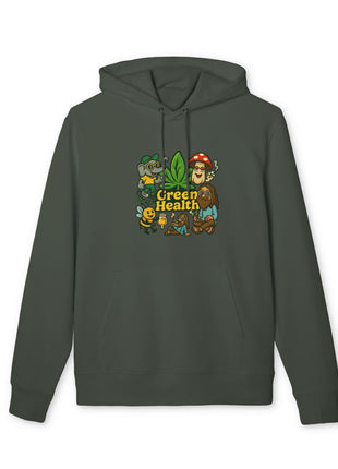 Unisex Green Health Hoodie