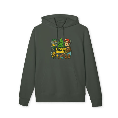 Unisex Green Health Hoodie