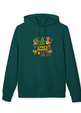 Unisex Green Health Hoodie