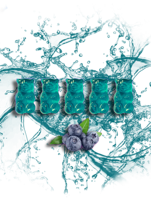 Faraoh THC-B + THC-HO Gummies | 25mg/st (5-pack) | Blueberry